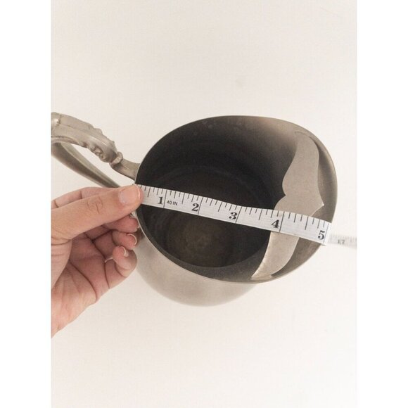 Vintage F.B. Rogers Silver-Plated Water Pitcher With Ornate Handle 8" Tall - Picture 7 of 11